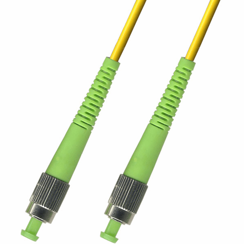 1000M FC APC to FC APC Simplex Singlemode Fiber Optic Cable 9/125