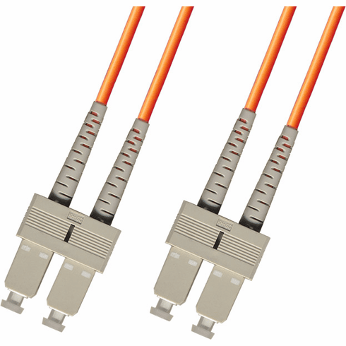 1000M SC-SC Duplex Multimode Fiber Optic Cable 50/125 Plenum