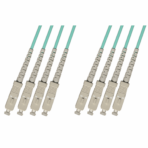 1000M SC-SC Multimode Fiber Optic Cable 50/125 10 Gigabit 4 Strand (10GB)