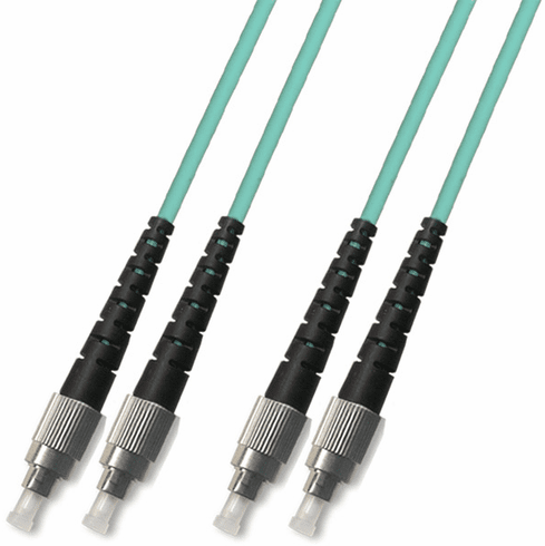 100M FC-FC Duplex Multimode Fiber Optic Cable 50/125 10 Gigabit Riser (10GB)