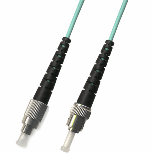 100M FC-ST Simplex Multimode Fiber Optic Cable 50/125 10 Gigabit Riser (10GB)