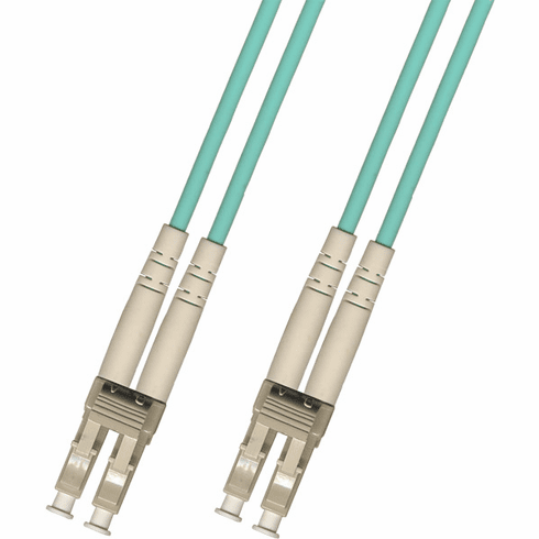 100M LC-LC Duplex Multimode Fiber Optic Cable 50/125 10 Gigabit Armored (10GB)