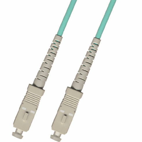 100M SC-SC Simplex Multimode Fiber Optic Cable 50/125 10 Gigabit Armored (10GB)