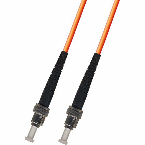 100M ST-ST Simplex Multimode Fiber Optic Cable 50/125 Indoor/Outdoor