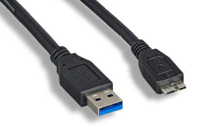 RiteAV USB 3.0 A Male to Micro B Male Cable 1ft