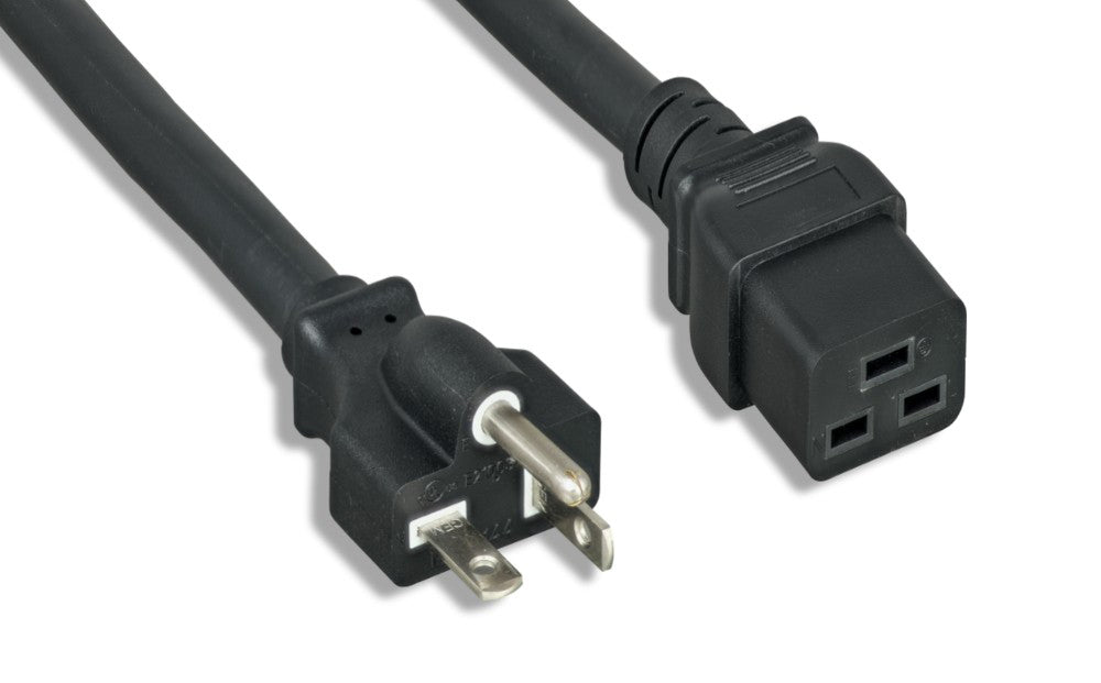 RiteAV Heavy Duty Power Cord NEMA 5-20P / C19 12AWG 15FT