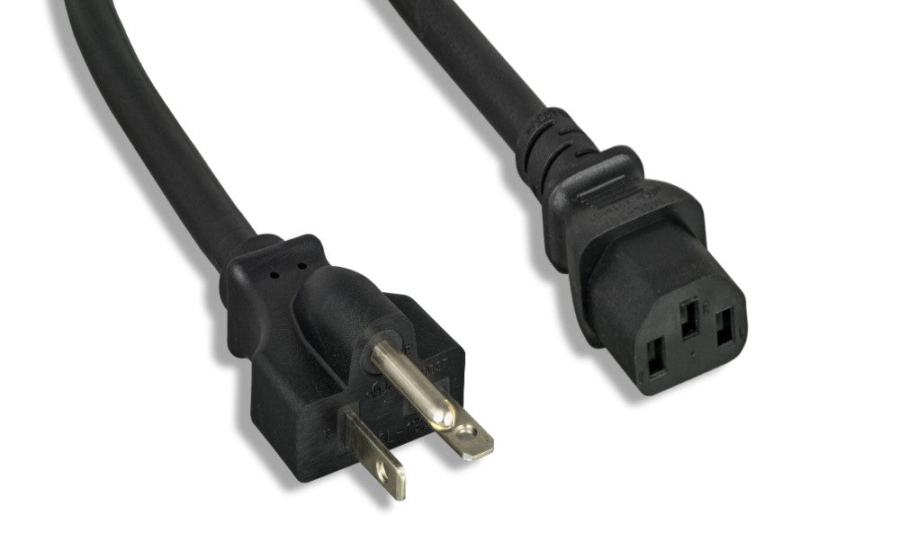 RiteAV Heavy Duty AC Power Cord, 15A/250V, 14 AWG, 6-20P to C13, (NEMA 6-20P to IEC-60320-C13), Black 6FT 