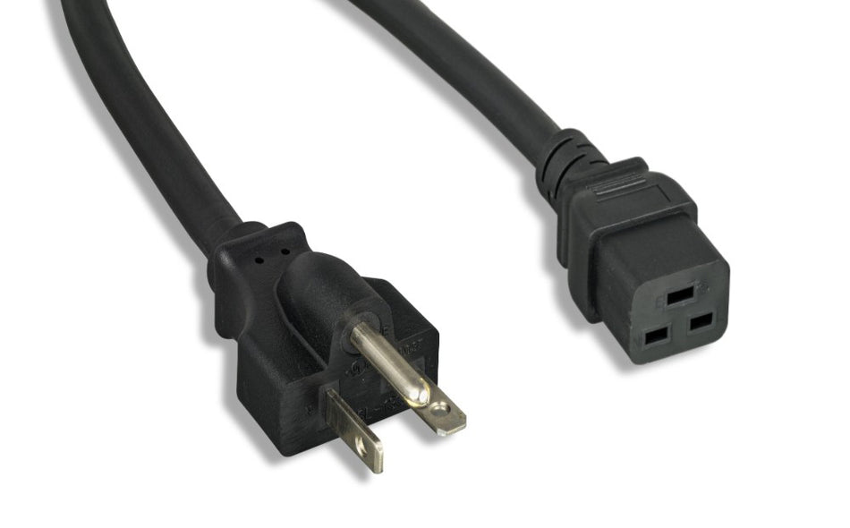 RiteAV Heavy Duty Power Cord NEMA 6-20P / C19 12AWG 8FT