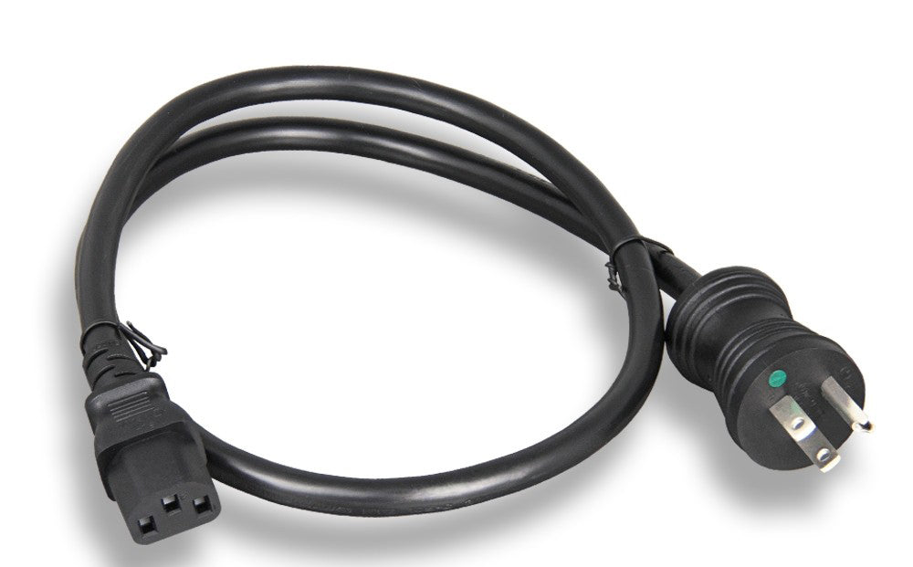 RiteAV Hospital Grade Heavy-Duty Power Cord Black, NEMA 5-15P/C13 14AWG 15A 125V, 6FT