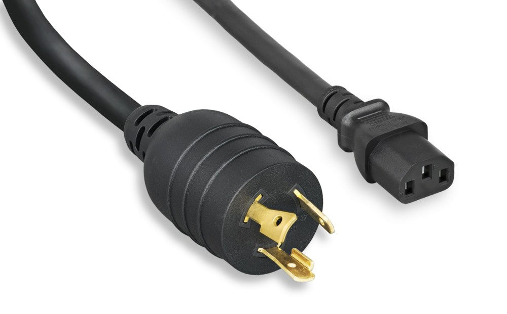 RiteAV Heavy Duty Locking Power Cord L5-20P/C13 14AWG 15A 125V 15FT
