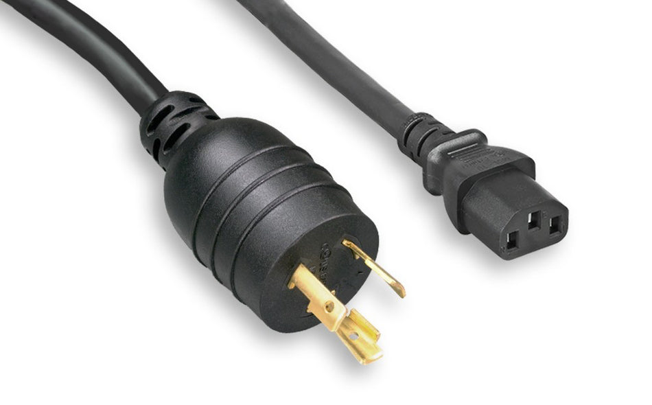 RiteAV Heavy Duty Locking Power Cord L6-20P/C13 14AWG 15A 250V 6FT