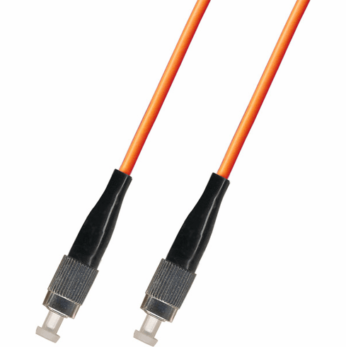 10M FC-FC Simplex Multimode Fiber Optic Cable 50/125 Plenum