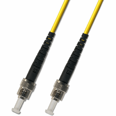 10M ST-ST Simplex Singlemode Fiber Optic Cable 9/125 Plenum