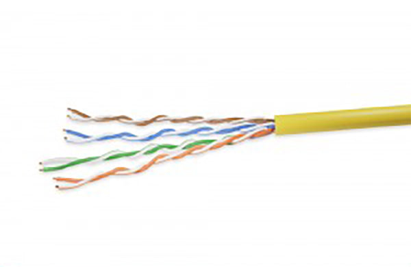 Cat. 5e UTP Solid Ethernet Bulk Cable 350MHz Yellow
