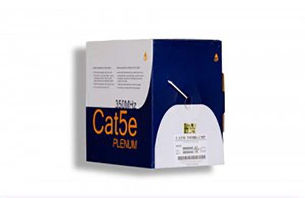 Cat. 5e Plenum Solid White Ethernet Bulk Cable 350MHZ