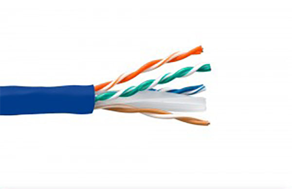 Cat. 6 UTP Stranded Ethernet Bulk Cable 550MHz Blue