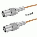 PIMFG BNC-58 Female to BNC-58 Female 48inch RG-316 Cable