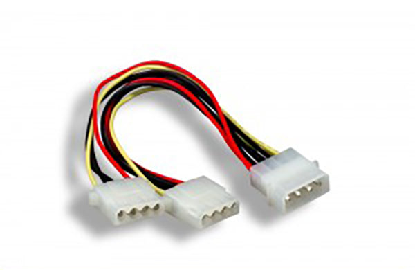 5.25" Male / 5.25" Female x 2 Internal DC Power Y Cable