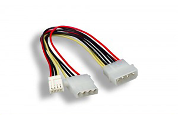 5.25" Male / 3.5" Female + 5.25" Female Internal DC Power Y Cable