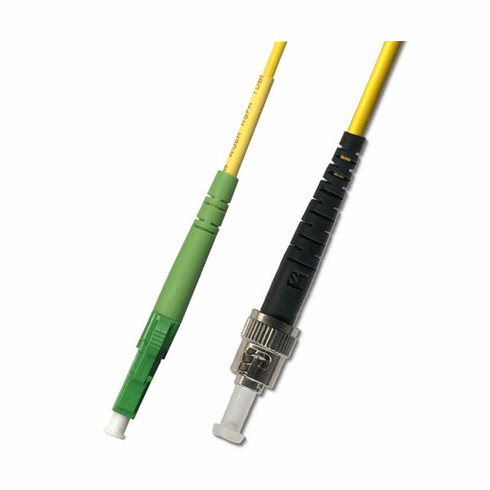 12M LC APC to ST UPC Simplex Singlemode Fiber Optic Cable 9/125