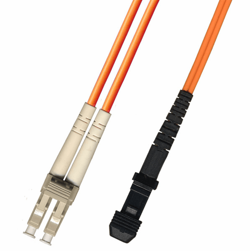 12M LC-MTRJ Duplex Multimode Fiber Optic Cable 62.5/125 LSZH