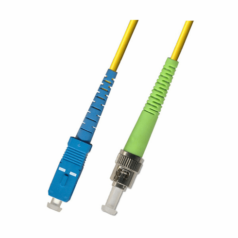 12M SC UPC to ST APC Simplex Singlemode Fiber Optic Cable 9/125