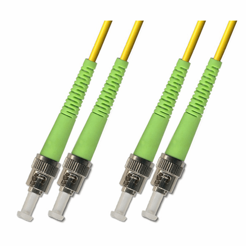 12M ST APC to ST APC Duplex Singlemode Fiber Optic Cable 9/125