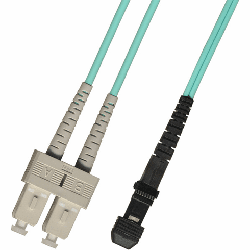 150M SC-MTRJ Duplex Multimode Fiber Optic Cable 50/125 10 Gigabit Armored (10GB)
