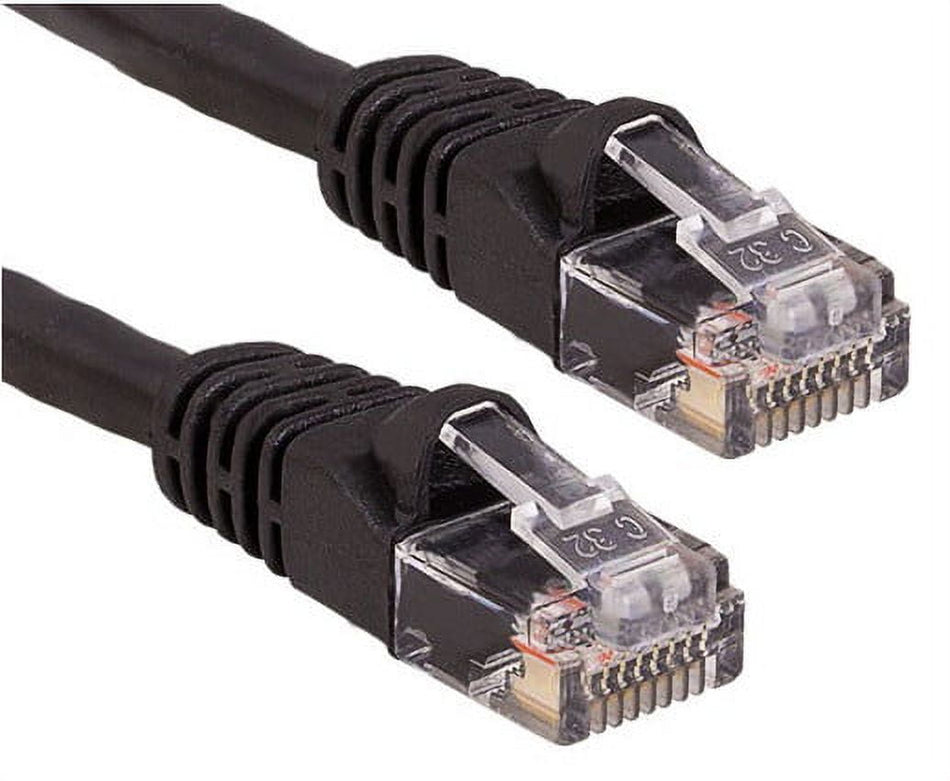 RiteAV - Cat6 Network Ethernet Cable - Black - 300ft (Certified Fluke Tested)