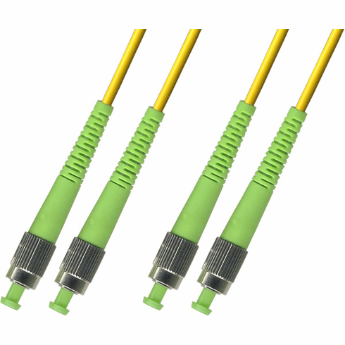 1M FC APC to FC APC Duplex Singlemode Fiber Optic Cable 9/125