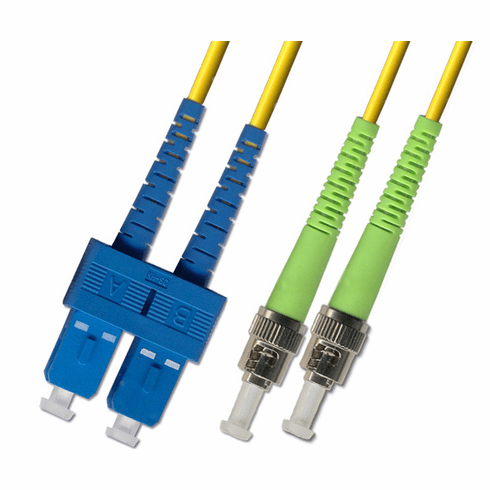 1M SC UPC to ST APC Duplex Singlemode Fiber Optic Cable 9/125