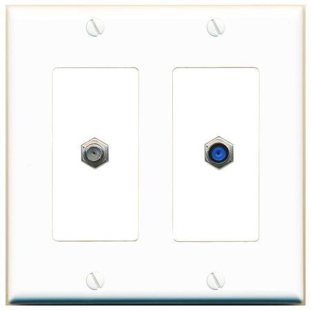 COAX F81 Wall Plate [White]