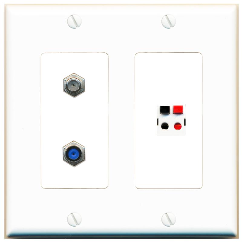 COAX F81 SPEAKER Wall Plate [White]