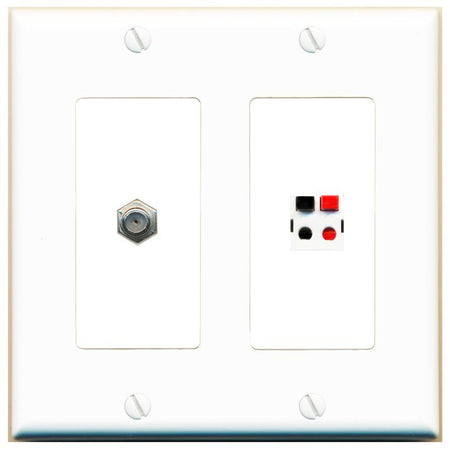 COAX SPEAKER Wall Plate [White]