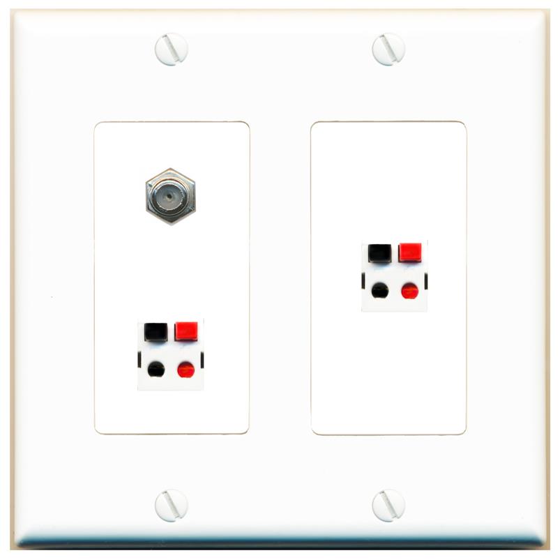 COAX 2 SPEAKER Wall Plate [White]