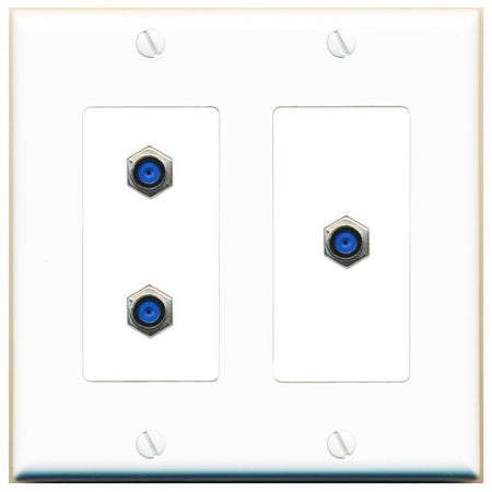 3 F81 Wall Plate [White]