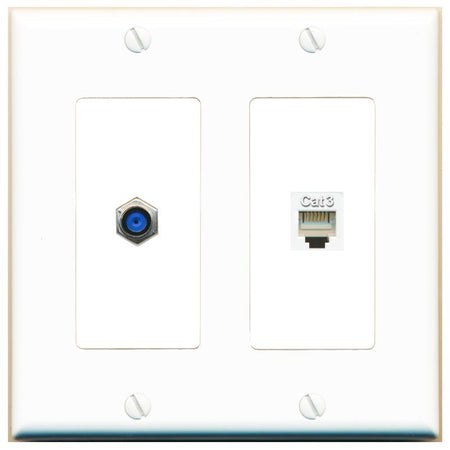F81 PHONE Wall Plate [White]