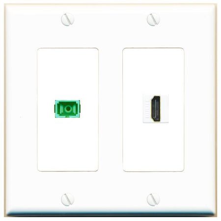 HDMI SC-APC-SX Wall Plate [White]