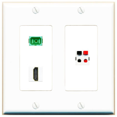 HDMI SC-APC-SX SPEAKER Wall Plate [White]