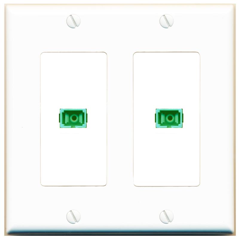 2 SC-APC-SX Wall Plate [White]
