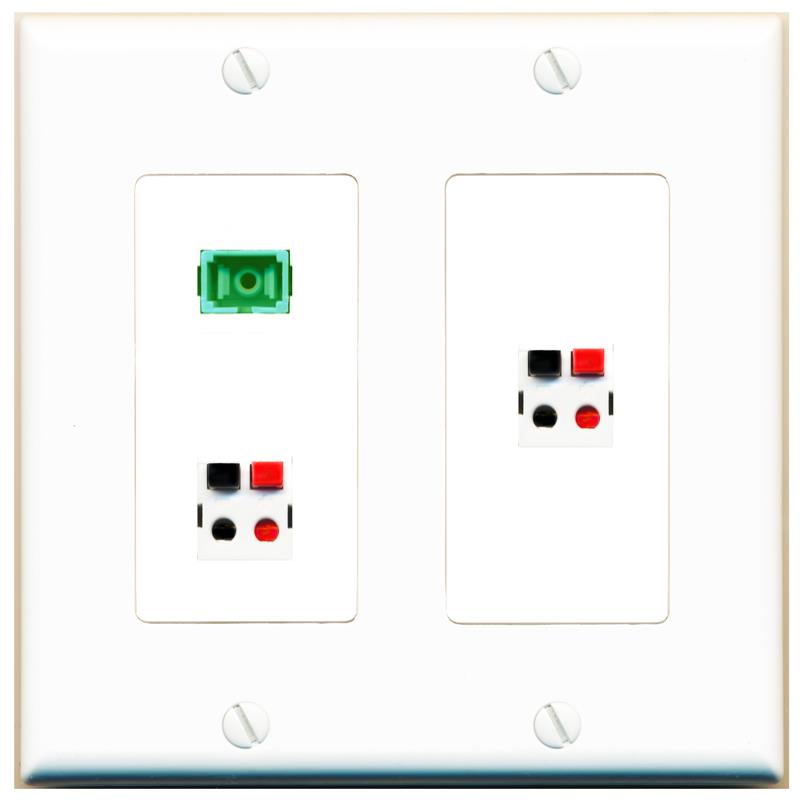 SC-APC-SX 2 SPEAKER Wall Plate [White]