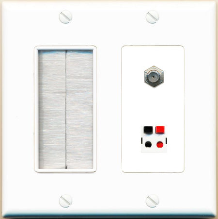 COAX SPEAKER Wall Plate [White]