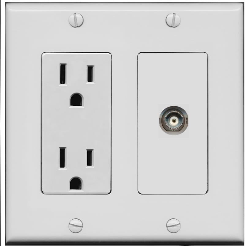 BNC Wall Plate [Gray]