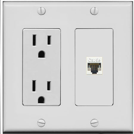 CAT5E Wall Plate [Gray]