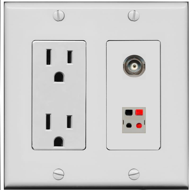 BNC SPEAKER Wall Plate [Gray]