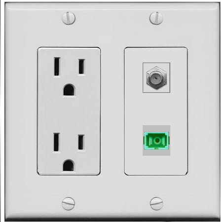 COAX SC-APC-SX Wall Plate [Gray]