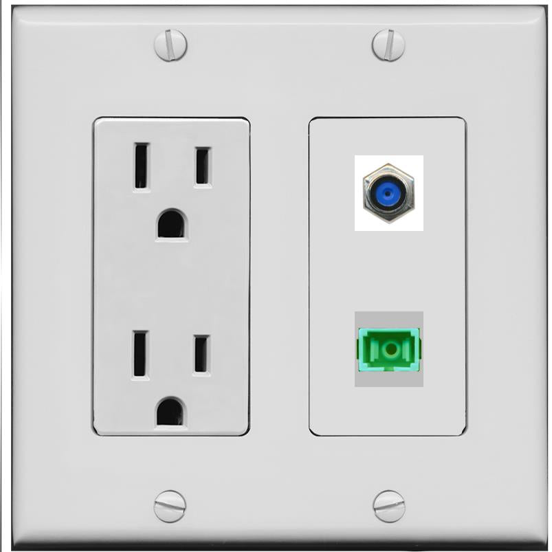 F81 SC-APC-SX Wall Plate [Gray]