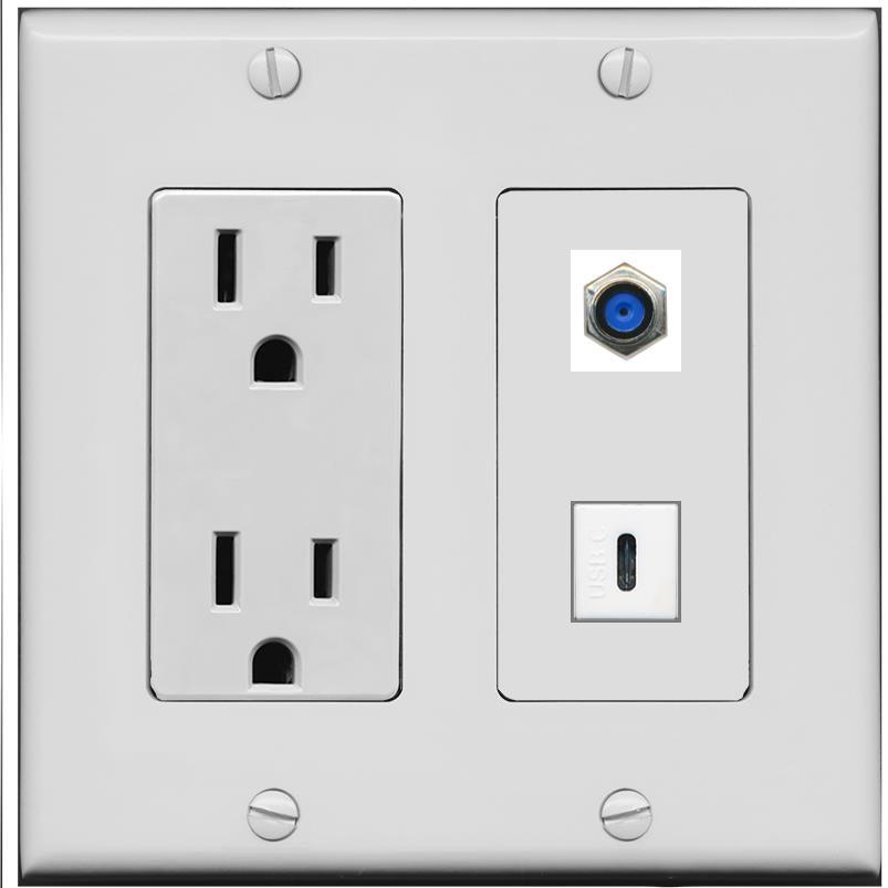 F81 USBC Wall Plate [Gray]