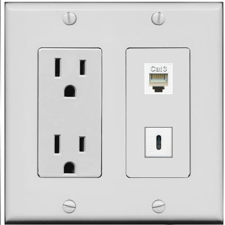 PHONE USBC Wall Plate [Gray]