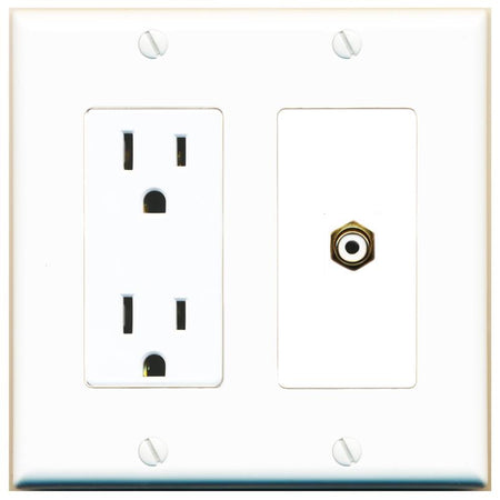 RCA-WHITE Wall Plate [White]